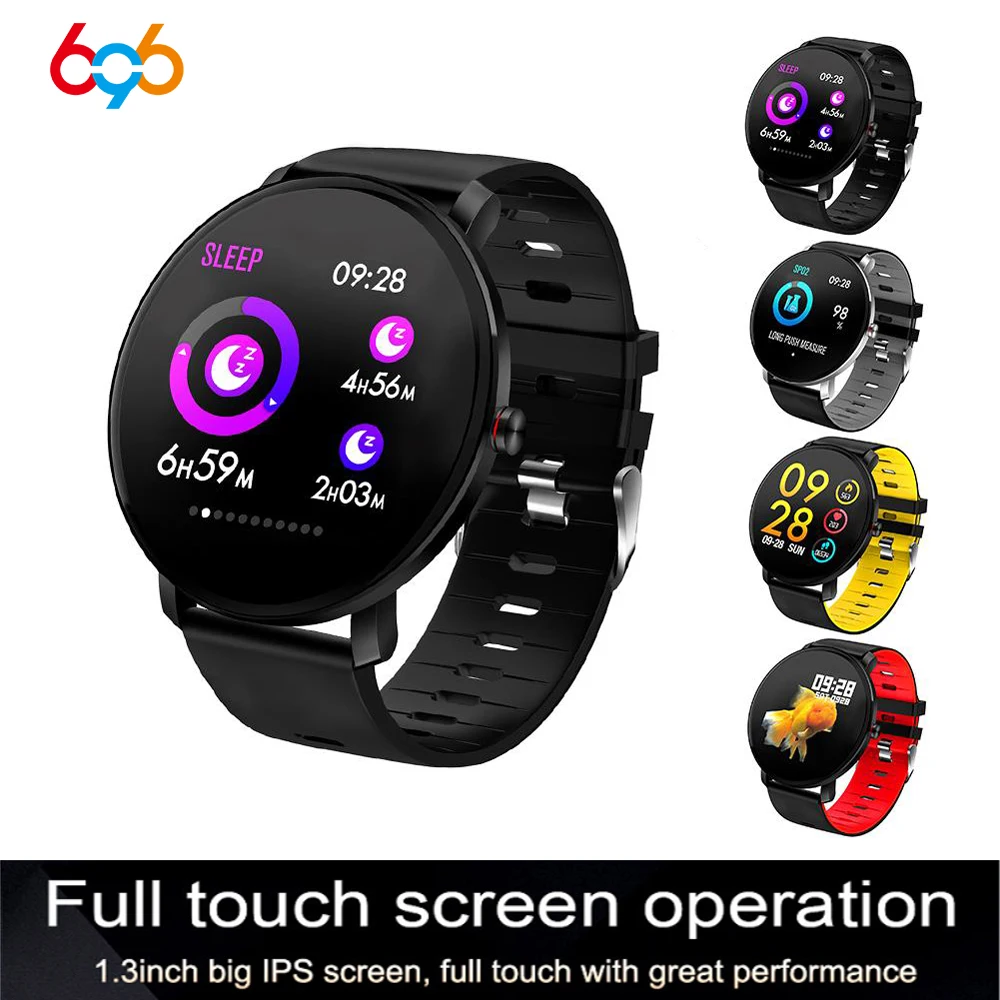 696 K9 Sport Bluetooth 1.3 Inch Full Touch Screen Smart Watch Heart Rate Monitor Fitness Tracker Smartwatch Men Waterproof Women
696 K9 Sport Bluetooth 1.3 Inch Full Touch Screen Smart Watch Heart Rate Monitor Fitness Tracker Smartwatch Men Waterproof Women