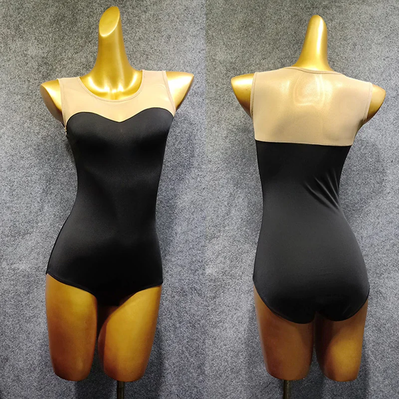 Latin Dance Top Sleeveless Bodysuit Samba Tango Salsa Cha Cha Flamengo Dancing Shirts Women Performance Practice Wear DN3856
Latin Dance Top Sleeveless Bodysuit Samba Tango Salsa Cha Cha Flamengo Dancing Shirts Women Performance Practice Wear DN3856