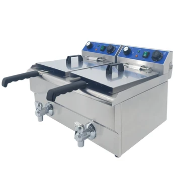 Large 20L Commercial Electric Deep Fryer Temperature Control Deep Fat Fryer Stainless Steel Frying Machine Chicken French Fries
Large 20L Commercial Electric Deep Fryer Temperature Control Deep Fat Fryer Stainless Steel Frying Machine Chicken French Fries