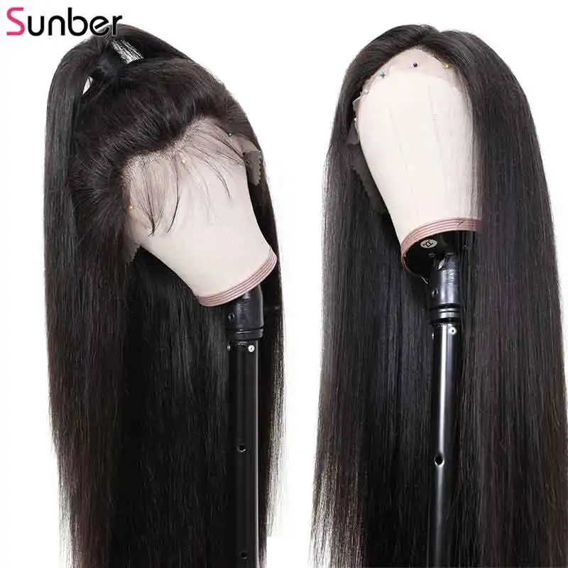 Sunber Hair Brazilian Straight Lace Front Wig 12-26Inch Remy Human Hair 13x4/6 180 density Lace Wigs For Black Women
Sunber Hair Brazilian Straight Lace Front Wig 12-26Inch Remy Human Hair 13x4/6 180 density Lace Wigs For Black Women