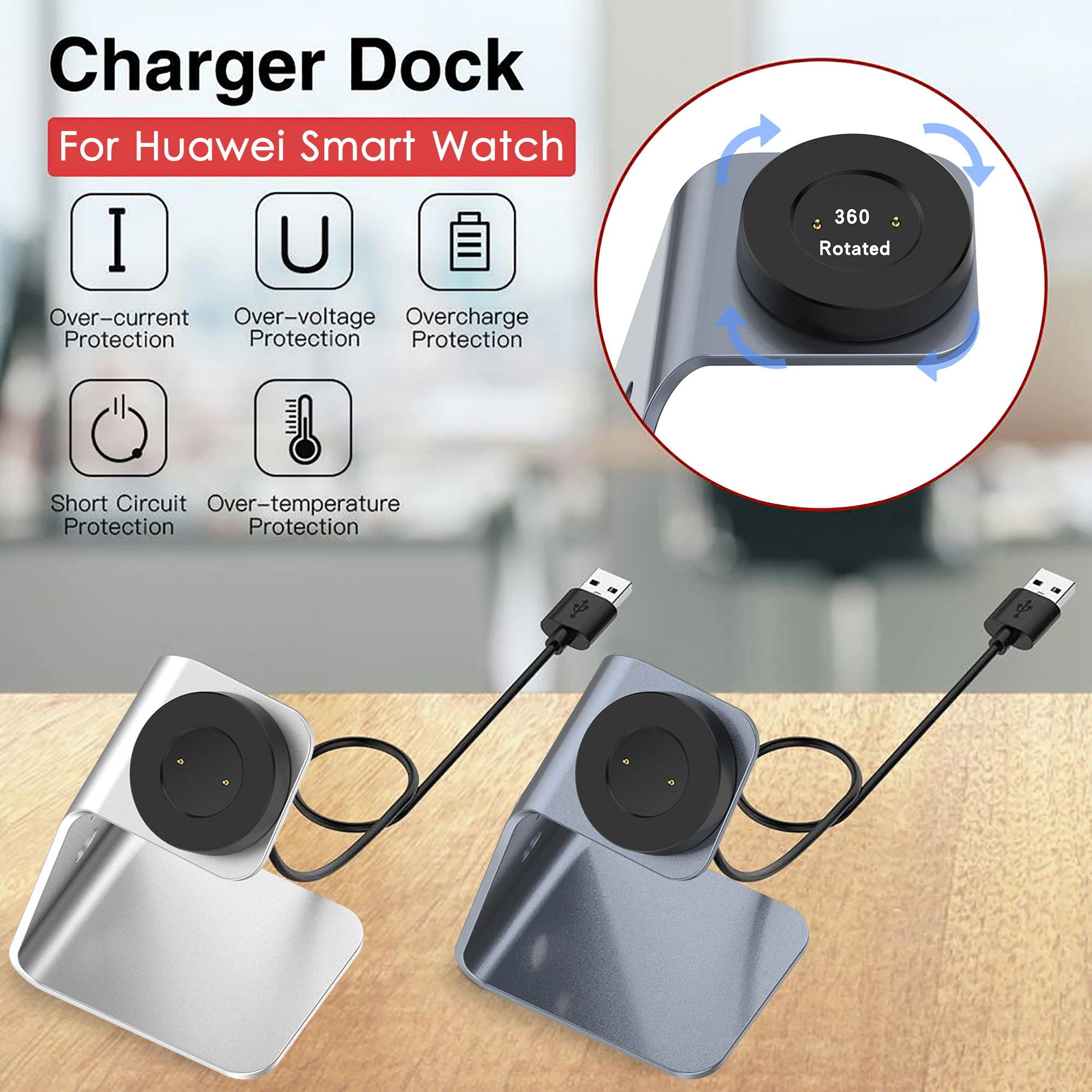 Charger Dock Base Adapte For Huawei Watch GT 2e/GT 2/GT SmartWatch Charging Cable Cradle For Honor Watch Magic USB Fast Charging
Charger Dock Base Adapte For Huawei Watch GT 2e/GT 2/GT SmartWatch Charging Cable Cradle For Honor Watch Magic USB Fast Charging
