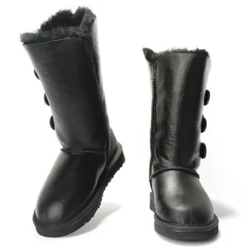 Fashion Waterproof Snow Boots for Women Natural Fur Long Boots Warm Wool Winter Boots Genuine Sheepskin Leather Women Shoes
Fashion Waterproof Snow Boots for Women Natural Fur Long Boots Warm Wool Winter Boots Genuine Sheepskin Leather Women Shoes