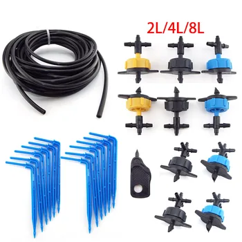 Set 10m 35 PVC 4-way Drip Arrow Suite mirco Drip System Irrigation Greenhouse Transmitter Plants veg Watering Irrigation Potted
Set 10m 35 PVC 4-way Drip Arrow Suite mirco Drip System Irrigation Greenhouse Transmitter Plants veg Watering Irrigation Potted