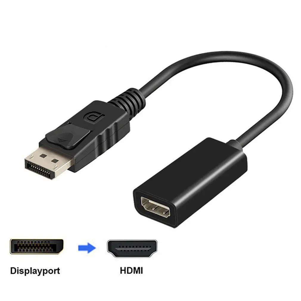 Data Processing Displayport Male To HDMI Female Cable Generic Digital Audio Transmissions Converter Adapter
Data Processing Displayport Male To HDMI Female Cable Generic Digital Audio Transmissions Converter Adapter