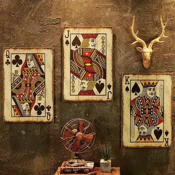 Vintage playing card wooden hanging painting coffee shop milk tea shop bar restaurant wall decoration hanging accessories
Vintage playing card wooden hanging painting coffee shop milk tea shop bar restaurant wall decoration hanging accessories