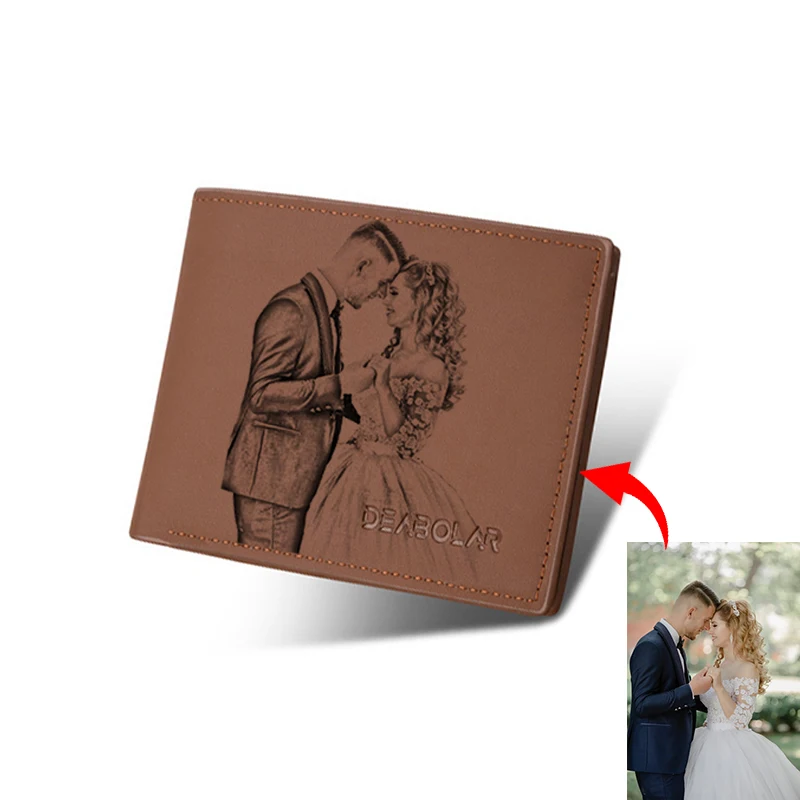 Wallet Custom Wallet PU Leather Wallet Men's Double-sided Custom Inscription Photo Purse Christmas Gift Custom Wallets engraved
Wallet Custom Wallet PU Leather Wallet Men's Double-sided Custom Inscription Photo Purse Christmas Gift Custom Wallets engraved