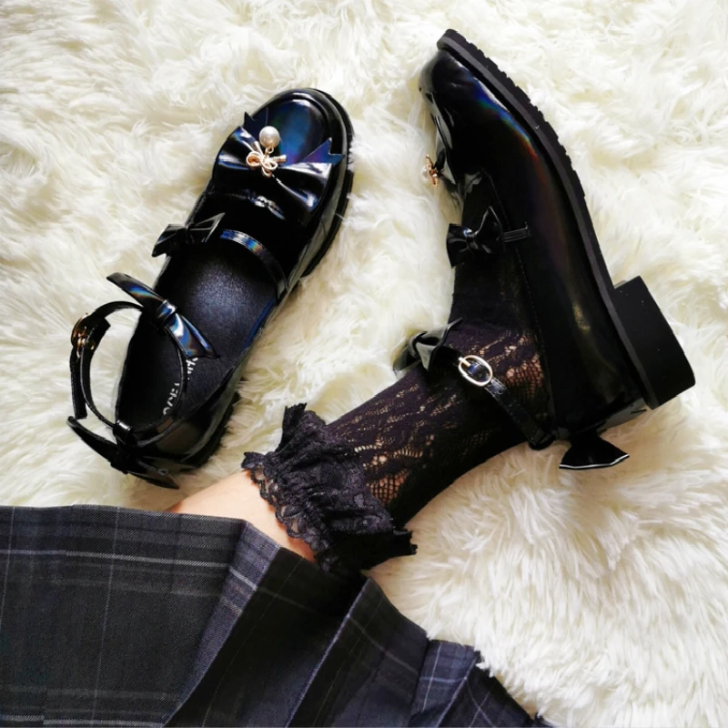 Mid Heel Sweet Girls Female Kawaii Tea Party Japanese Cute Anime Lolita Shoes Women Harujuku Cosplay Loli Feminine Big Size 41
Mid Heel Sweet Girls Female Kawaii Tea Party Japanese Cute Anime Lolita Shoes Women Harujuku Cosplay Loli Feminine Big Size 41