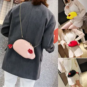 Women Cute Cartoon Lovely Shoulder Pig Shape Chain Handbag Leisure Travel Crossbody Phone Bag Zipper Sundries Bags 5 Colors
Women Cute Cartoon Lovely Shoulder Pig Shape Chain Handbag Leisure Travel Crossbody Phone Bag Zipper Sundries Bags 5 Colors