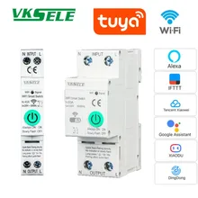 1P+N Wifi Tuya APP Mini Smart Circuit breaker Timer Switch Relay Remote Control With Smart Home voice Alexa Google Home
1P+N Wifi Tuya APP Mini Smart Circuit breaker Timer Switch Relay Remote Control With Smart Home voice Alexa Google Home