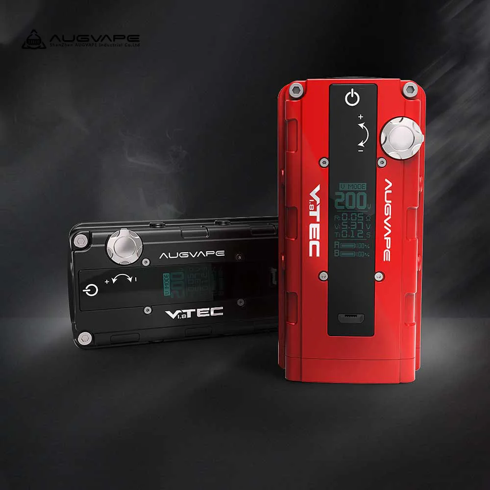 Original Augvape VTEC1.8 200W Electronic Cigarette Box Mod 510 Thread Power by Dual 18650 Battery Mod Vape
Original Augvape VTEC1.8 200W Electronic Cigarette Box Mod 510 Thread Power by Dual 18650 Battery Mod Vape