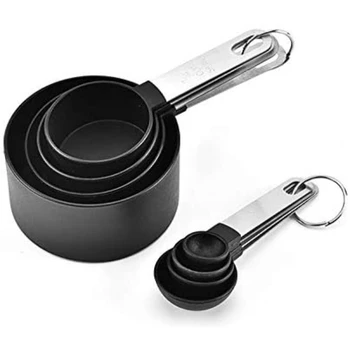 Retro Copper Plated Black Baking Measuring Cup Measuring Spoon Stainless Steel Ladle Measuring Tool Set 
Retro Copper Plated Black Baking Measuring Cup Measuring Spoon Stainless Steel Ladle Measuring Tool Set