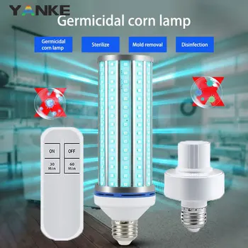 60W UV Germicidal Lamp E27 Ultraviolet UVC Light Corn Bulb Disinfection Lamp Sterilization LED Lights Home Clean Air Kill Mites
60W UV Germicidal Lamp E27 Ultraviolet UVC Light Corn Bulb Disinfection Lamp Sterilization LED Lights Home Clean Air Kill Mites