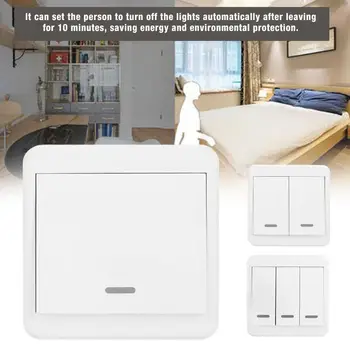 Wireless Press Button Smart Switch Wall Panel Support Switches for ALEXA Google AC90-250V 1/2/3 Gang Home Light switch Kit
Wireless Press Button Smart Switch Wall Panel Support Switches for ALEXA Google AC90-250V 1/2/3 Gang Home Light switch Kit