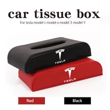 Car Ttissue Box Black Red Personalized Napkin Artficial Leather Carton Block Type Tissue For Tesla Model S X 3 Y
Car Ttissue Box Black Red Personalized Napkin Artficial Leather Carton Block Type Tissue For Tesla Model S X 3 Y