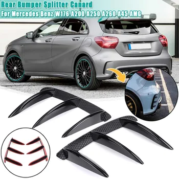 Car ABS Black Rear Bumper Spoiler Canards For Mercedes for Benz W176 A200 A250 A260 A45 for AMG 2PCS Replacement accessories 
Car ABS Black Rear Bumper Spoiler Canards For Mercedes for Benz W176 A200 A250 A260 A45 for AMG 2PCS Replacement accessories