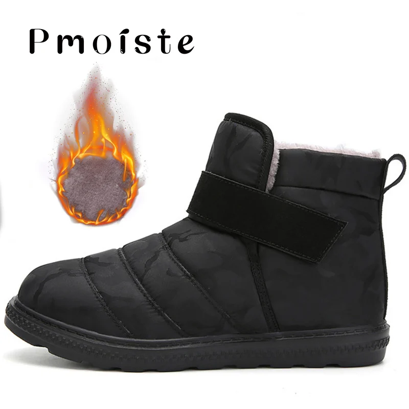Men snow boots Camouflage Platform Non slip warm shoes for male Waterproof Comfortable Hook loop Ankle boots men 2019 New
Men snow boots Camouflage Platform Non slip warm shoes for male Waterproof Comfortable Hook loop Ankle boots men 2019 New