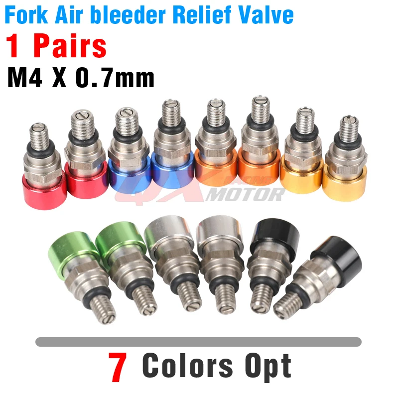

M4 0.7MM Fork Air bleeder Relief Valve Use For KTM EXC EXC-F250 SX350 SXF250 SXS 250 XC350 XCR XCW450 XCF XCRF MXC MX SMR WP