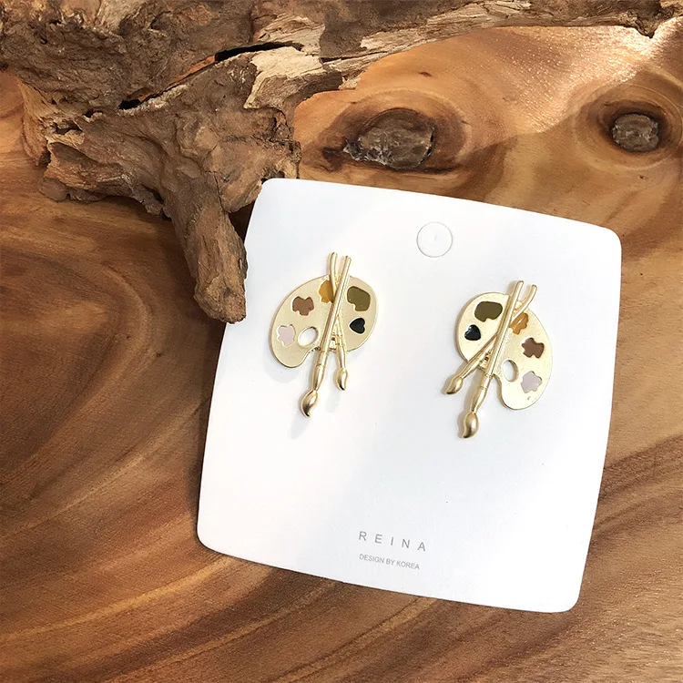 Sense of Luxury 14k Gold Distinct Desiged Morandi's Palette Stud Earrings Female's Essential Party Date Wedding Vacation Jewelry
Sense of Luxury 14k Gold Distinct Desiged Morandi's Palette Stud Earrings Female's Essential Party Date Wedding Vacation Jewelry