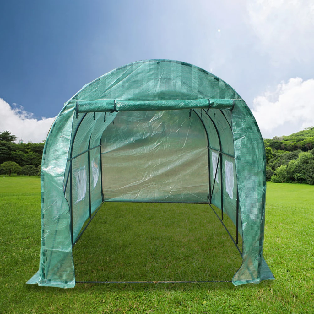 15′x7′x7′ Heavy Duty Greenhouse Plant Gardening Dome Greenhouse Tent Protective Cover Flower Plant Grow Tent Waterproof
15′x7′x7′ Heavy Duty Greenhouse Plant Gardening Dome Greenhouse Tent Protective Cover Flower Plant Grow Tent Waterproof