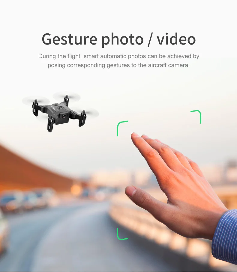 Mini Drone With/Without HD Camera Hight Hold Mode RC Quadcopter RTF WiFi FPVQuadcopter Follow Me RC Helicopter Quadrocopter Kid