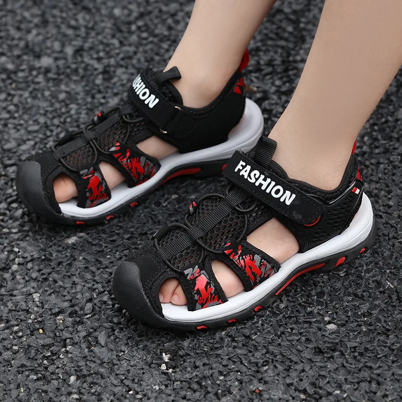 Children Closed-toe Sandals BOY'S 2019 New Style Big Boy 12-Year-Old Soft-Sole Boy Small CHILDREN'S Foot-closed Sports Beach Sho
Children Closed-toe Sandals BOY'S 2019 New Style Big Boy 12-Year-Old Soft-Sole Boy Small CHILDREN'S Foot-closed Sports Beach Sho