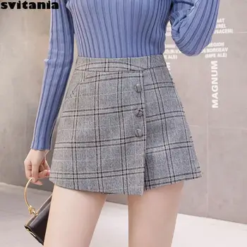 Svitania Girls High Waist Plaid Short Skirt Women's Wide Leg Skirt Shorts S-3xl 2 Colors
Svitania Girls High Waist Plaid Short Skirt Women's Wide Leg Skirt Shorts S-3xl 2 Colors