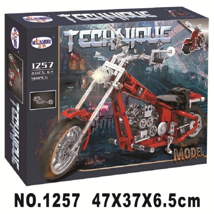 568pcs Diy Technic Series Cruising Motorcycle Building Blocks Motor Bike Bricks Toys For Children Great Gifts 1257/7046
568pcs Diy Technic Series Cruising Motorcycle Building Blocks Motor Bike Bricks Toys For Children Great Gifts 1257/7046