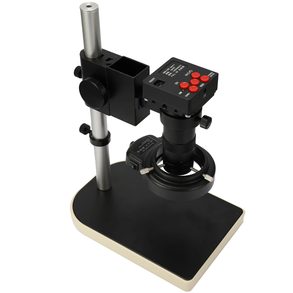 16M Pixels 1080P 130X High Speed Industrial Microscope Set HD Multimedia Interface Microscope Camera with LED Ring Light
16M Pixels 1080P 130X High Speed Industrial Microscope Set HD Multimedia Interface Microscope Camera with LED Ring Light