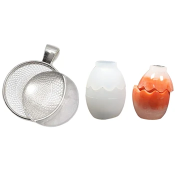 20 Pcs Round Bezel Pendant Trays with 25Mm Glass e & 2Pcs Beauty Egg Storage Box Mold
20 Pcs Round Bezel Pendant Trays with 25Mm Glass e & 2Pcs Beauty Egg Storage Box Mold