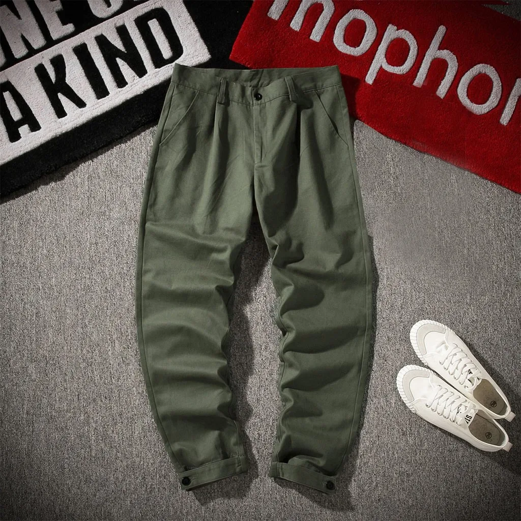 Men's Casual Pants Hip Hop Ankle-Length Men Pencil Pants Black ArmyGreen Fashion Casual Trousers Male 2019 New Hot sale 8.8
Men's Casual Pants Hip Hop Ankle-Length Men Pencil Pants Black ArmyGreen Fashion Casual Trousers Male 2019 New Hot sale 8.8