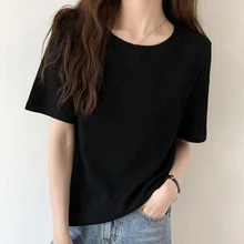 Summer New Fashion Tops Women Solid Basic Waffle Casual All-Match T Shirts Female Short Sleeve O Neck Loose T-Shirt Tees Femme
Summer New Fashion Tops Women Solid Basic Waffle Casual All-Match T Shirts Female Short Sleeve O Neck Loose T-Shirt Tees Femme