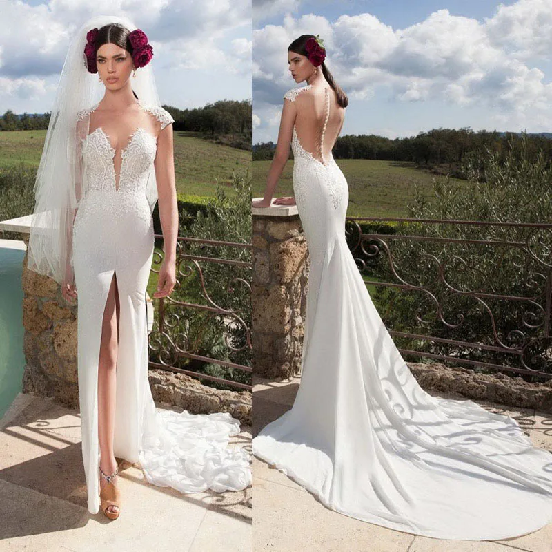 Женское кружевное платье с открытой спиной и высоким разрезом, 2018
Женское кружевное платье с открытой спиной и высоким разрезом, 2018