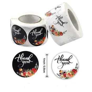 500Pcs Round Design Flowers Thank You Stickers Round Scrapbook Packaging Sealing Labels Stationery Stickers
500Pcs Round Design Flowers Thank You Stickers Round Scrapbook Packaging Sealing Labels Stationery Stickers