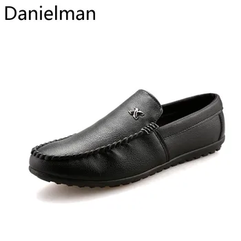Danielman Summer Autumn Men Genuine Leather Slip on Loafers Casual Boat Driving Shoes for Men Dress Business Work Shoes 176
Danielman Summer Autumn Men Genuine Leather Slip on Loafers Casual Boat Driving Shoes for Men Dress Business Work Shoes 176