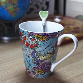 Ceramic Tea Mugs With Spoon Breakfast Milk Coffee Cup Drinkware Kitchen Drinking Utensils Wedding Gift Eco-Friendly 380ML
Ceramic Tea Mugs With Spoon Breakfast Milk Coffee Cup Drinkware Kitchen Drinking Utensils Wedding Gift Eco-Friendly 380ML