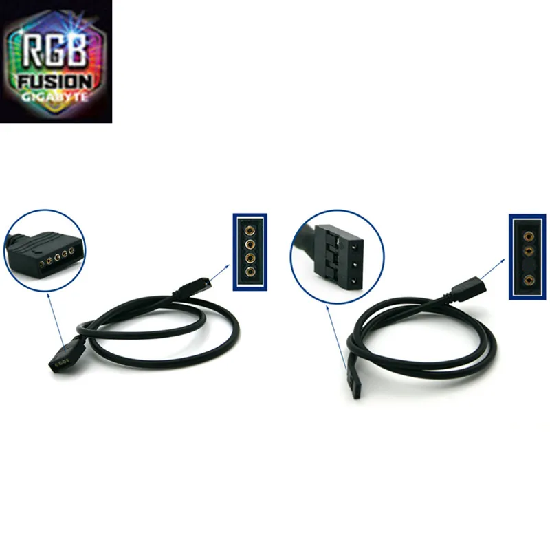 Кабель адаптер GIGA для передачи данных материнская плата AURA 5 pin 4pin 12 В/3pin VDG 3Pin в