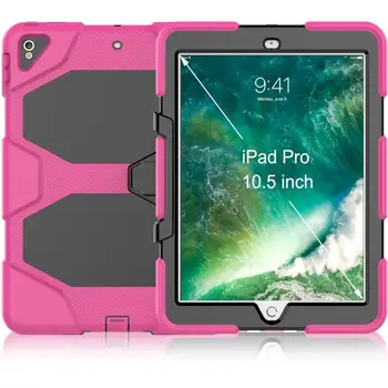 With Kickstand Function Case For iPad Pro 10.5 A1701 A1709 Shockproof Silicon Heavy Duty Cover Build-in Bracket+gifts
With Kickstand Function Case For iPad Pro 10.5 A1701 A1709 Shockproof Silicon Heavy Duty Cover Build-in Bracket+gifts