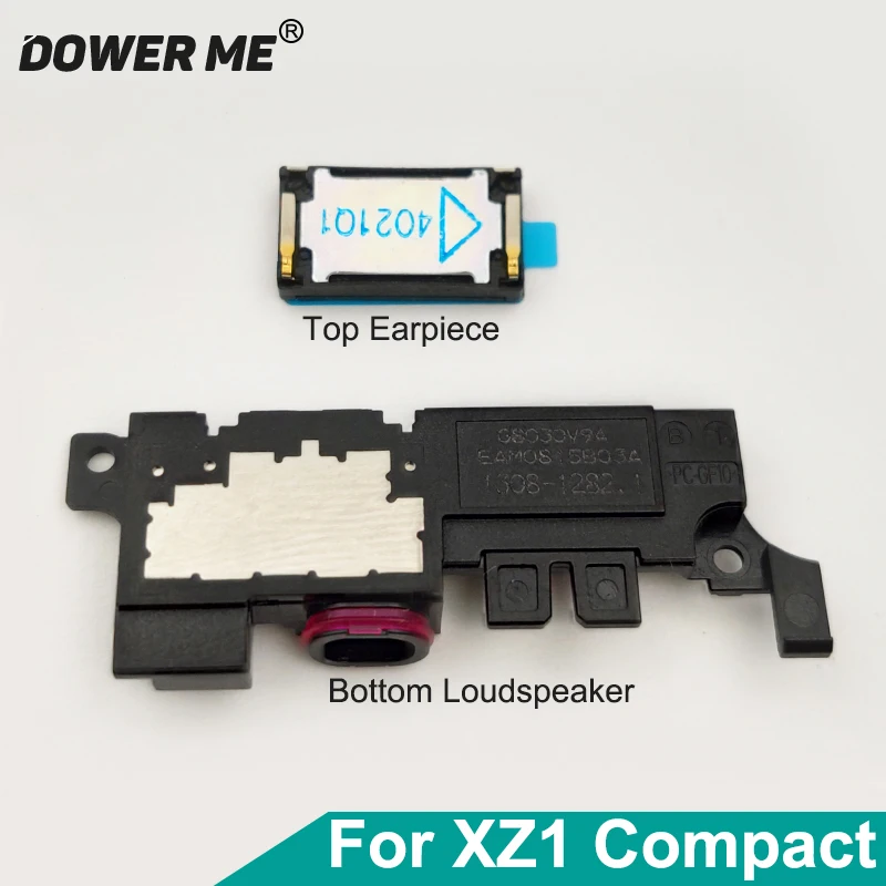 

Dower Me Top Earpiece Ear Speaker With Adhesive Bottom Loudspeaker Buzzer Ringer Assembly For Sony Xperia XZ1 Compact XZ1c G8441