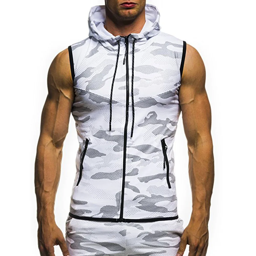 Men Bodybuilding Cotton Tank top Gyms Fitness Hooded Vest Sleeveless Camouflage Shirt Summer Casual Mesh Workout Brand Clothing
Men Bodybuilding Cotton Tank top Gyms Fitness Hooded Vest Sleeveless Camouflage Shirt Summer Casual Mesh Workout Brand Clothing