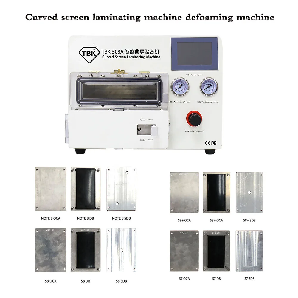 TBK 508A Mobile Phone Laminating and defoaming Vacuum machine for Curved Flat Tablet LCD screen defoaming and screen repair
TBK 508A Mobile Phone Laminating and defoaming Vacuum machine for Curved Flat Tablet LCD screen defoaming and screen repair