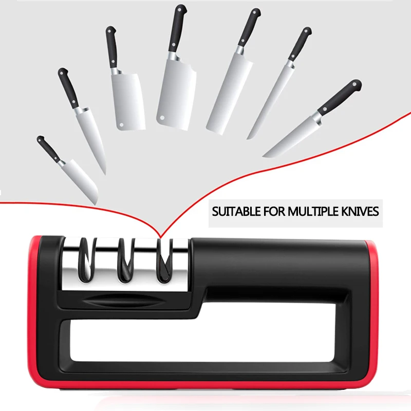 Multifunctional 3 Stages Knife Sharpener diamond Quick Professional Kitchen Knife sharpening Tools Sharpening Stone
Multifunctional 3 Stages Knife Sharpener diamond Quick Professional Kitchen Knife sharpening Tools Sharpening Stone