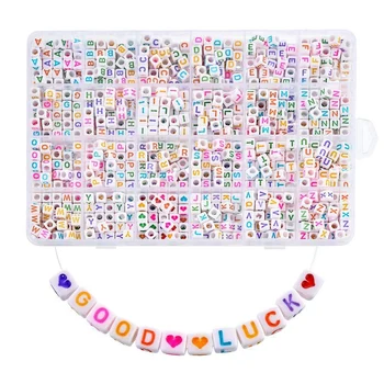 1200Pcs Acrylic Mixed Letter and Number Beads Circle Round Individual Letter Alphabet Beads for DIY Bracelet Jewelry Making
1200Pcs Acrylic Mixed Letter and Number Beads Circle Round Individual Letter Alphabet Beads for DIY Bracelet Jewelry Making