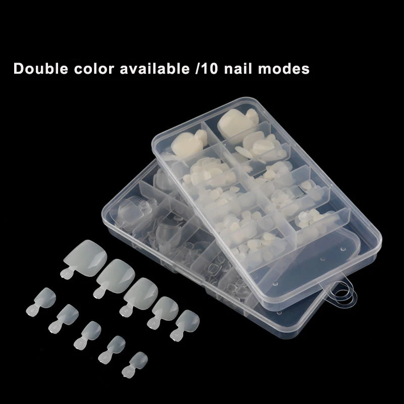 100PCS Professional Acrylic Fake Artificial Toe Nails Tips For Art Decoration Pedicure DIY Full Cover Toenails Beauty Tools
100PCS Professional Acrylic Fake Artificial Toe Nails Tips For Art Decoration Pedicure DIY Full Cover Toenails Beauty Tools