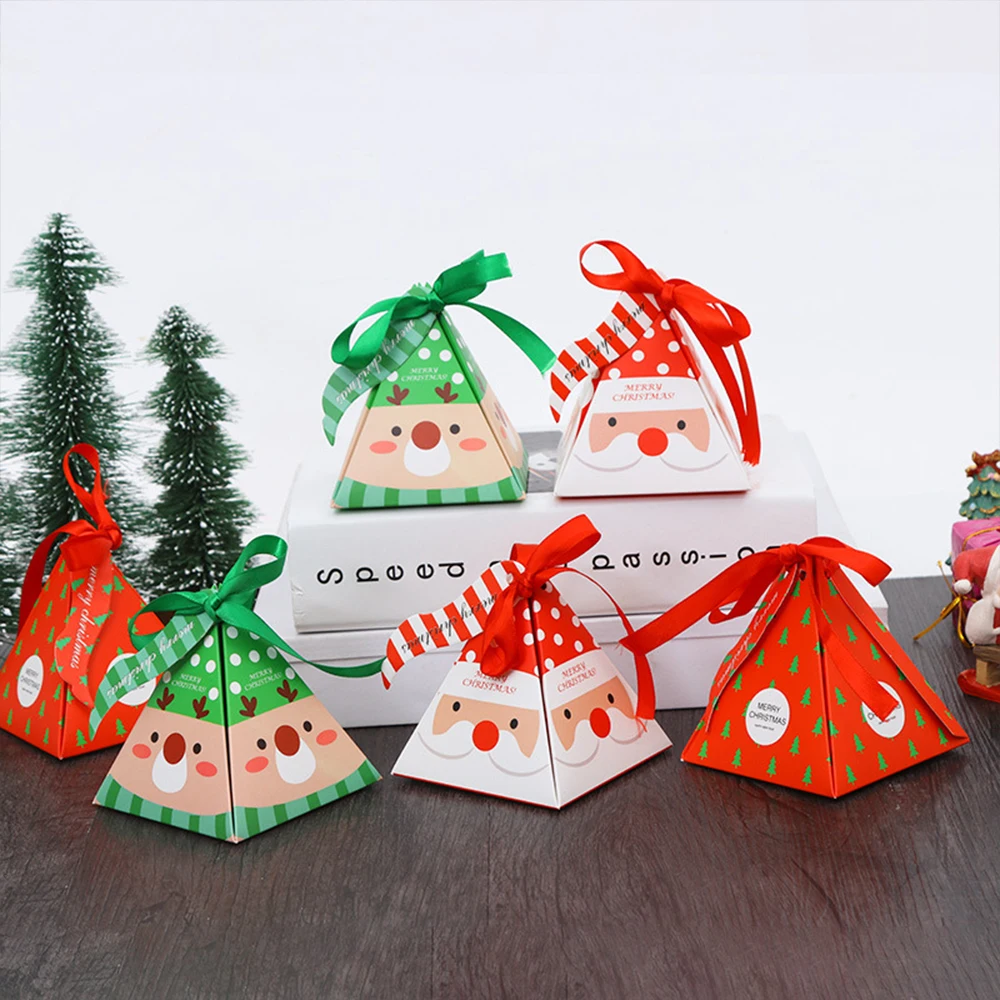 10 PCS/Set Of Merry Christmas Candy Box Christmas Tree Candy Bag Packaging Box Ribbon Carton Elk Baking Small Candy Gift Box
10 PCS/Set Of Merry Christmas Candy Box Christmas Tree Candy Bag Packaging Box Ribbon Carton Elk Baking Small Candy Gift Box