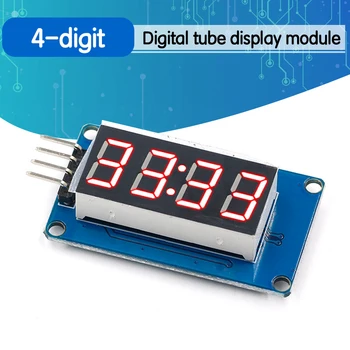 TM1637 LED Display Module For Arduino 7 Segment 4 Bits 0.36Inch Clock RED Anode Digital Tube Four Serial Driver Board Pack
TM1637 LED Display Module For Arduino 7 Segment 4 Bits 0.36Inch Clock RED Anode Digital Tube Four Serial Driver Board Pack