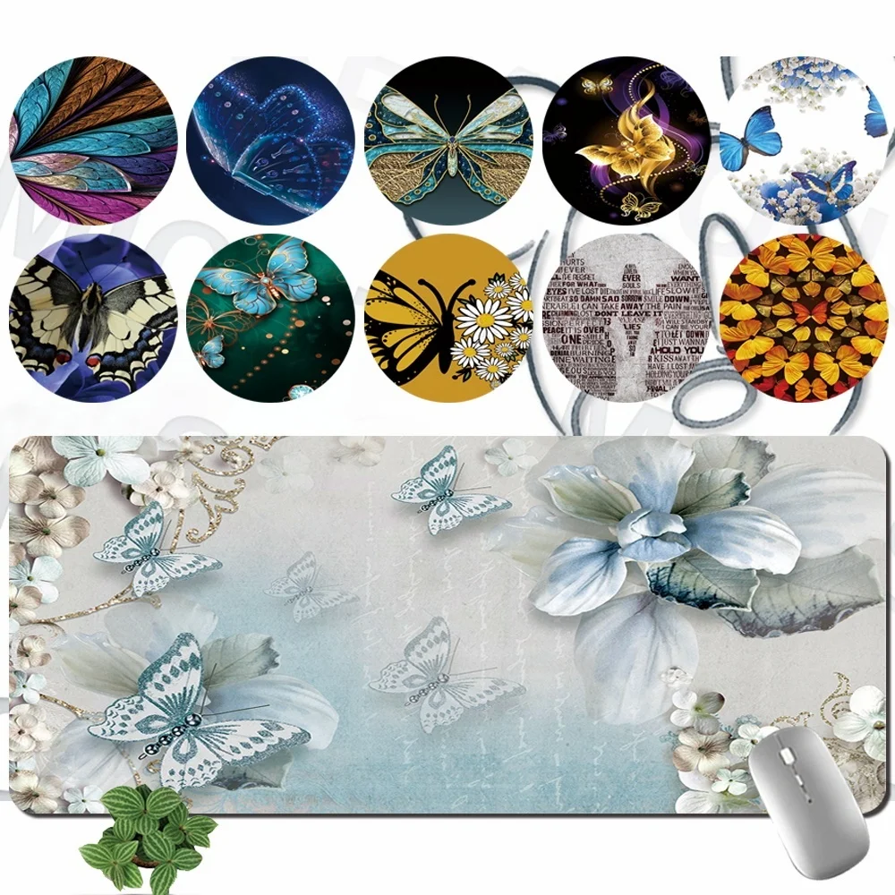 Игровой коврик для мыши, Гладкий Гибкий коврик для мыши, высококачественный коврик для мыши из искусственной кожи с рисунком бабочки, компь...
Игровой коврик для мыши, Гладкий Гибкий коврик для мыши, высококачественный коврик для мыши из искусственной кожи с рисунком бабочки, компь...