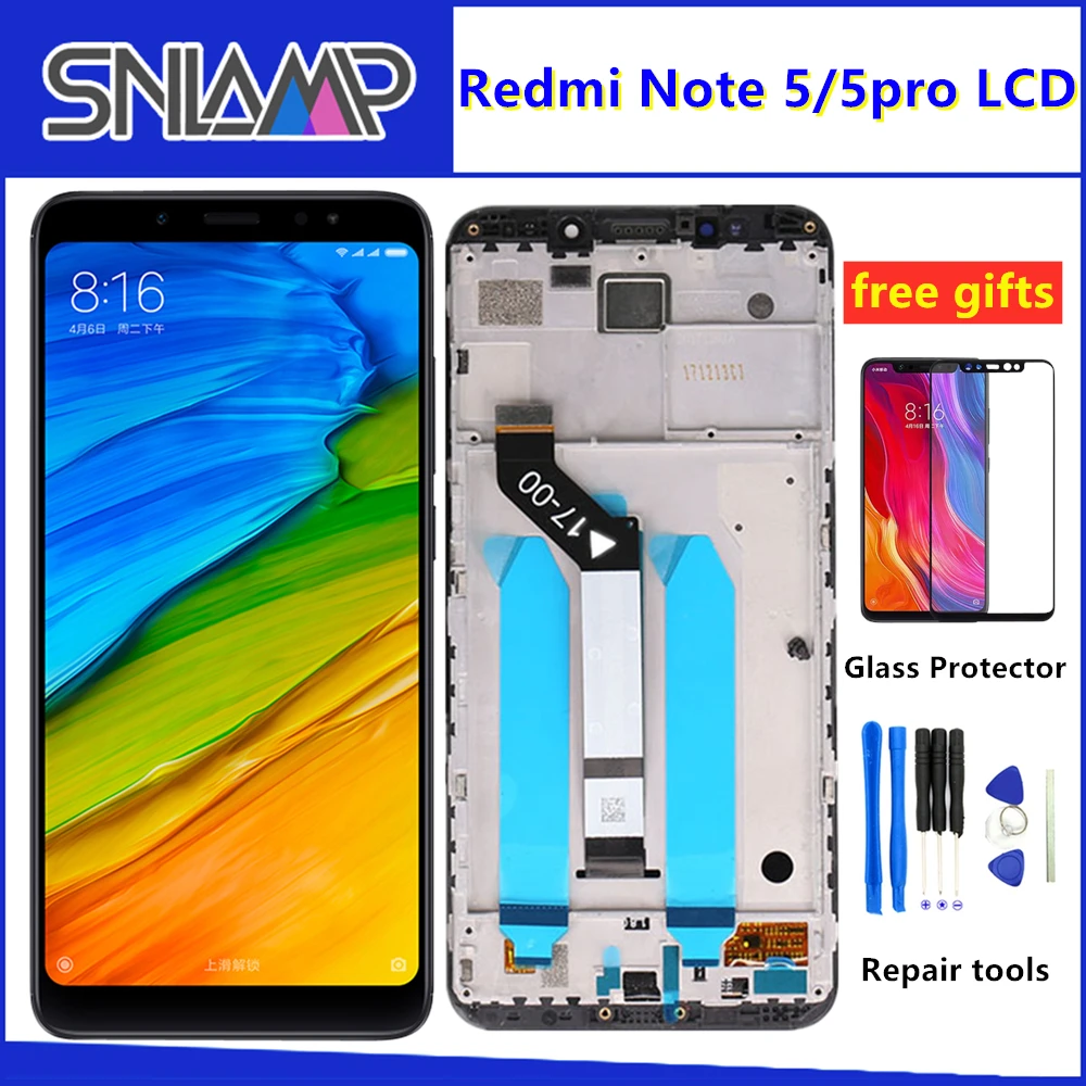 5.99" Original Display For Xiaomi Redmi Note 5 LCD Touch Screen with Frame For Xiaomi Redmi Note 5 Pro lcd Display Replacement
5.99" Original Display For Xiaomi Redmi Note 5 LCD Touch Screen with Frame For Xiaomi Redmi Note 5 Pro lcd Display Replacement