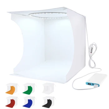 Foldable Photo Studios Box Photographing Tent Light Box Mini Portable Folding Photography Lighting Kit 6 Colors Backdrops
Foldable Photo Studios Box Photographing Tent Light Box Mini Portable Folding Photography Lighting Kit 6 Colors Backdrops
