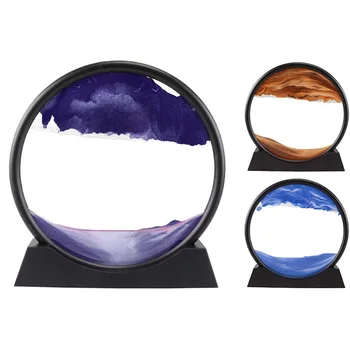 3D Dynamic Natural Landscape Flowing Sand Picture Art Hourglass,Transparent Glass Round Colorful Painting
3D Dynamic Natural Landscape Flowing Sand Picture Art Hourglass,Transparent Glass Round Colorful Painting