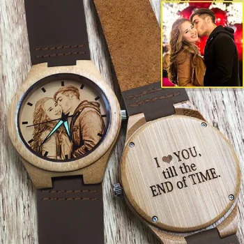 Father‘s Day Gifts Custom Engraved Wooden Photo Watch Brown Cow Leather Strap,Custom Photo Watch.Men's Personalized Watch.
Father‘s Day Gifts Custom Engraved Wooden Photo Watch Brown Cow Leather Strap,Custom Photo Watch.Men's Personalized Watch.